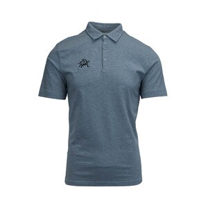 Striped, Blue, White, U-State, Men's, Polo